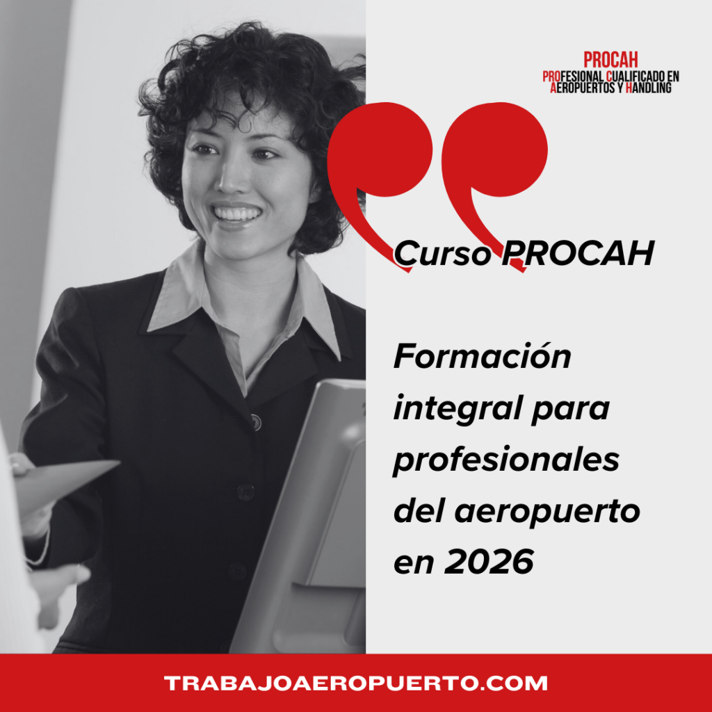 Curso PROCAH Formación integral para profesionales del aeropuerto en 2026